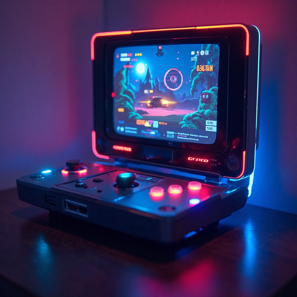 Latest gaming console with controller